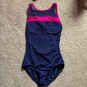 Mariia Mesh Racerback Tank Leotard